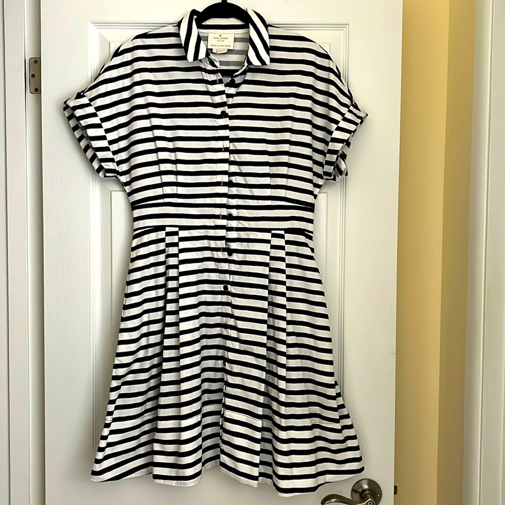 Kate Spade ♠️ Stripped Dress